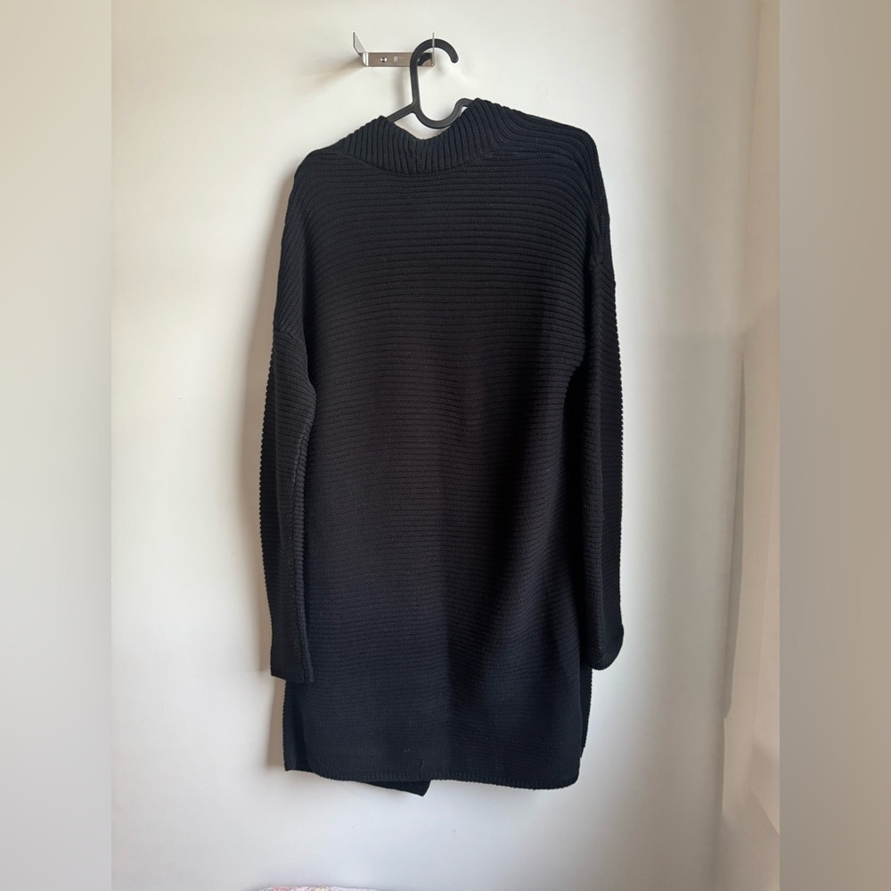 Vince Black Open Front Cardigan - Picture 3 of 10
